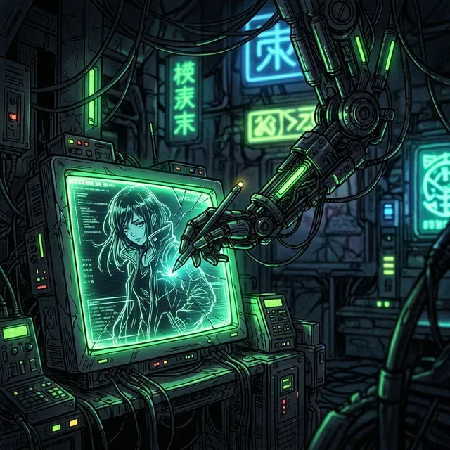 The AI Infection: 5 Anime Projects Actually Made by Robots