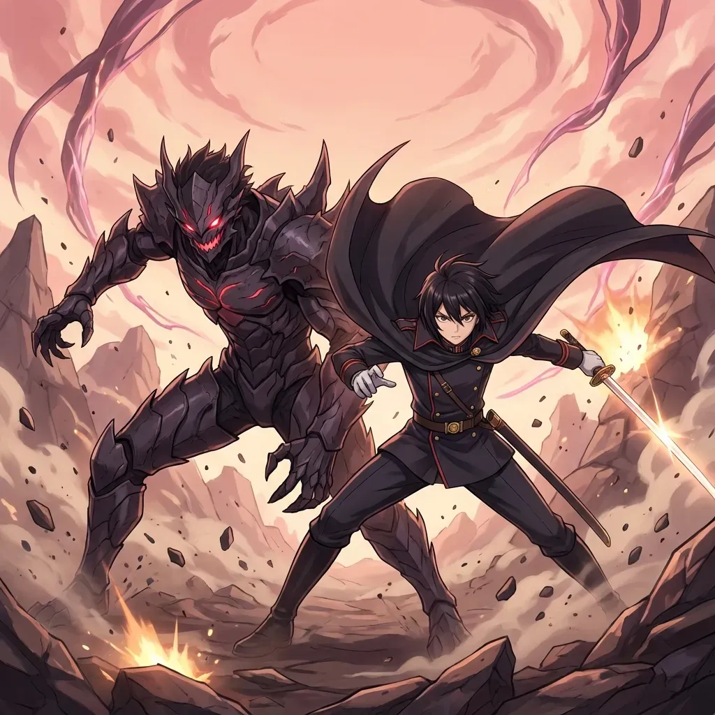 Yuuki and Kyouka in battle mode from Chained Soldier