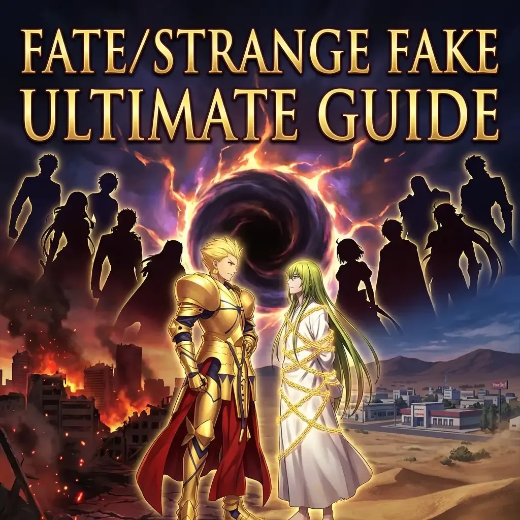 Gilgamesh and Enkidu facing off in the Snowfield False Holy Grail War