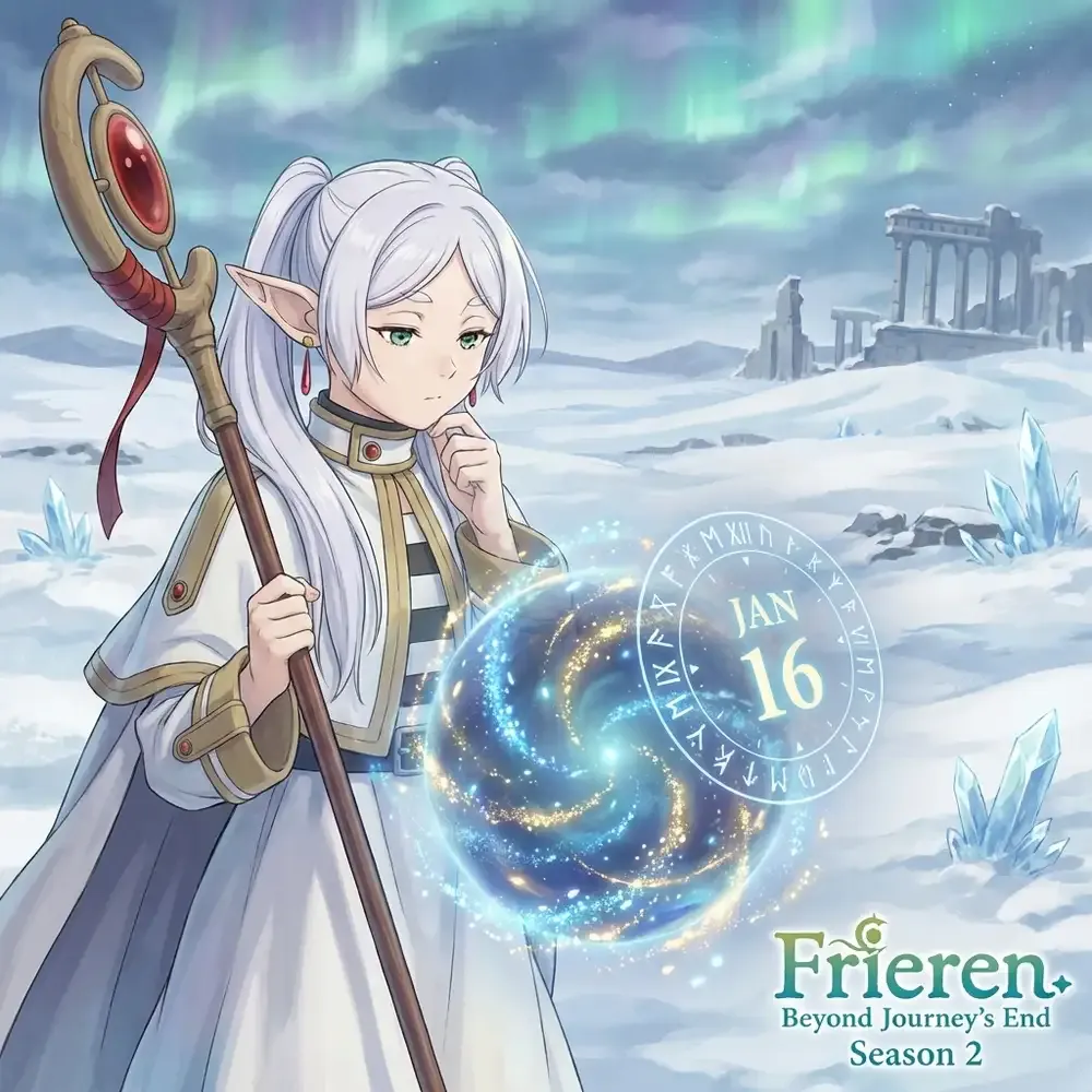 Finally Confirmed! Frieren Season 2 Airs January 16 on Crunchyroll & Netflix (Full Schedule)