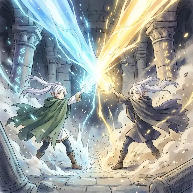 Frieren vs The Clone