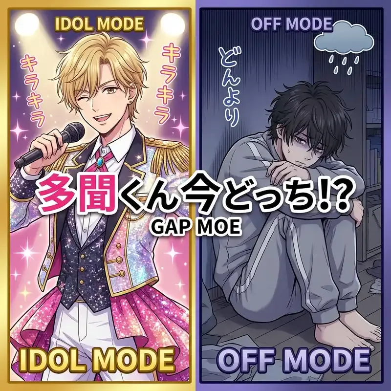 Tamon-kun Ima Docchi!? Review: When Your Favorite Idol Has a Hilarious Split Personality