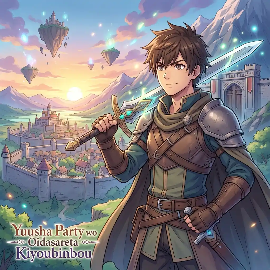 Orn Doula standing with his sword against a fantasy backdrop